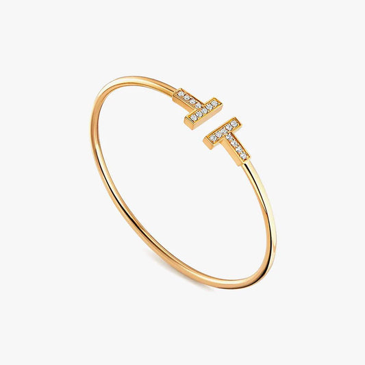 Gold Wire Bracelet in 18K